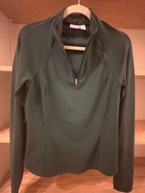 Athleta Salutation Half Zip Pullover – Reef Green (HO23)